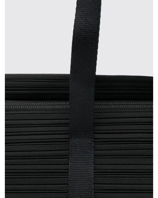 Pleats Please Issey Miyake White Shoulder Bag