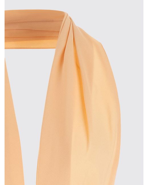 Alberta Ferretti Natural Viscose Top
