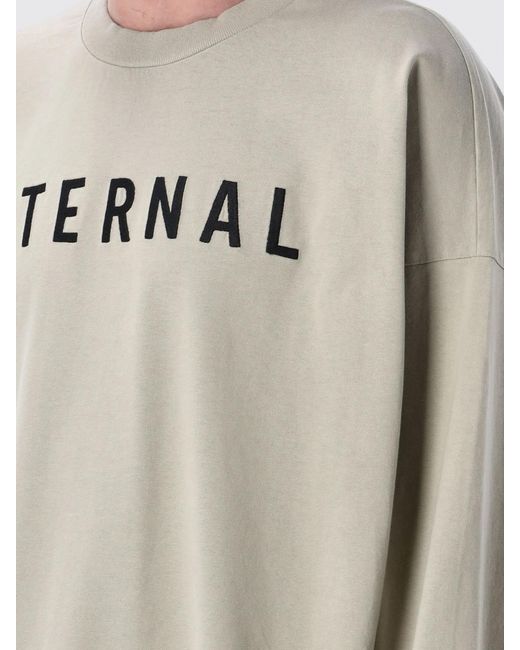 Fear Of God Gray T-Shirt for men