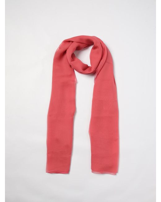 Alberta Ferretti Pink Silk Chiffon Stole