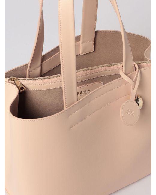 Furla Natural Divide Leather Bag