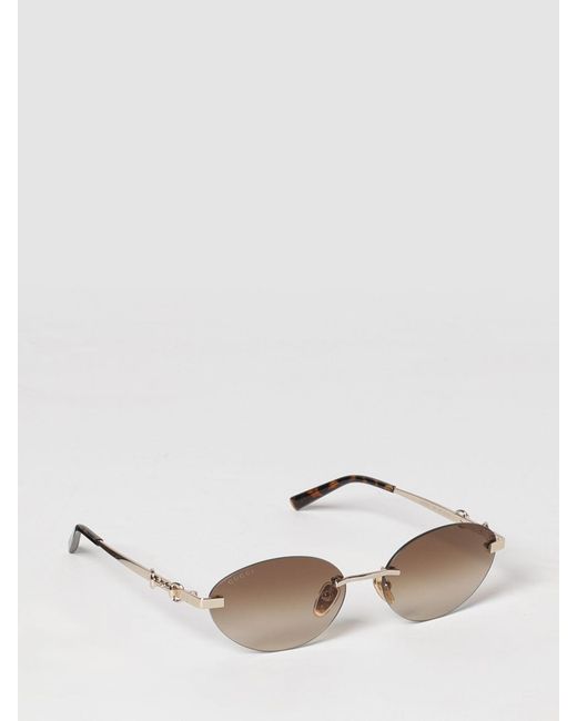 Gucci Natural Gg2051S Metal And Acetate Sunglasses