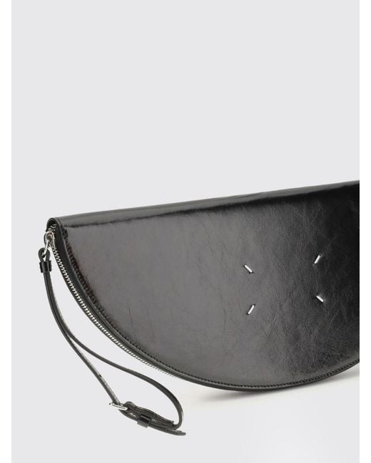Maison Margiela Black Leather Clutch