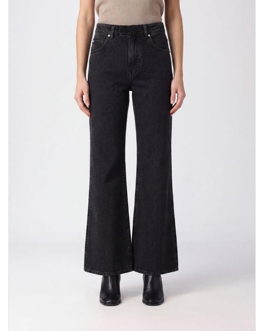 Pinko Blue High-Waisted Flare-Leg Jeans
