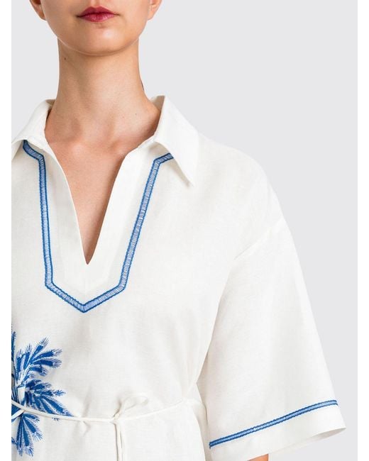 Twinset White Chemisier Dress