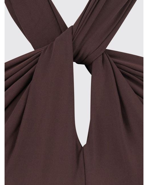 FEDERICA TOSI Brown Polyamide One Piece Swimsuit