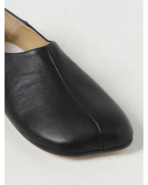 Anatomic Flat Shoes Nero di MM6 by Maison Martin Margiela in Black