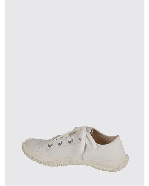 Yohji Yamamoto White Cotton Canvas Sneakers