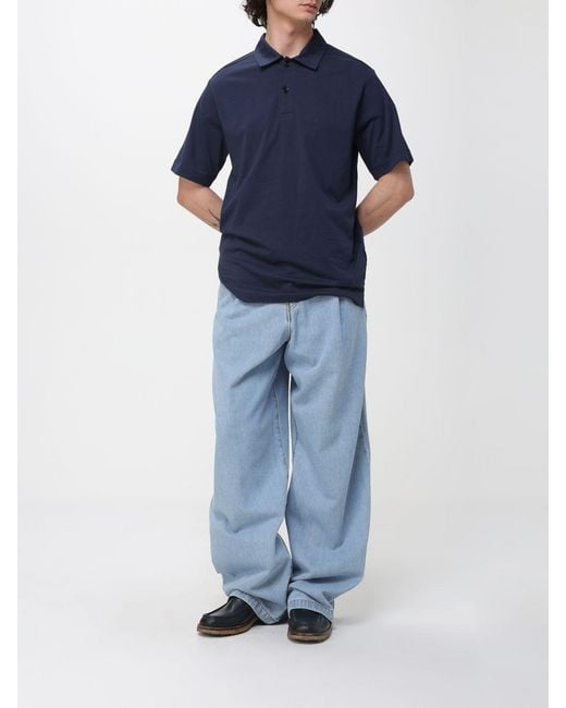 Dries Van Noten Blue Wide Leg Jeans for men