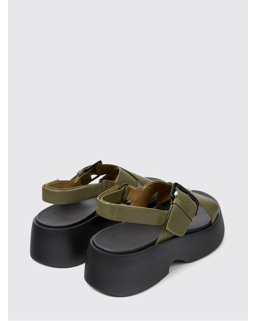 Camper White Tasha Platform Sandals