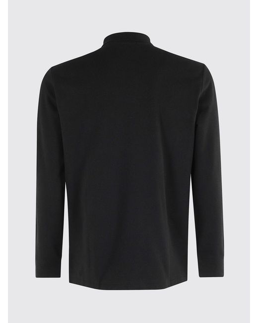 Polo Ralph Lauren Blue Long-Sleeved Slim Fit Cotton Polo Shirt for men