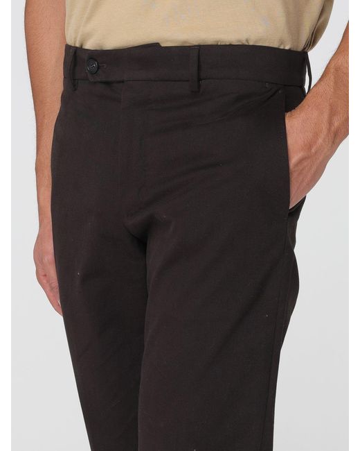 Incotex Black Trousers for men
