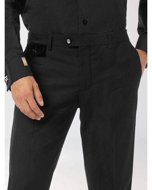 Billionaire Black Pants for men