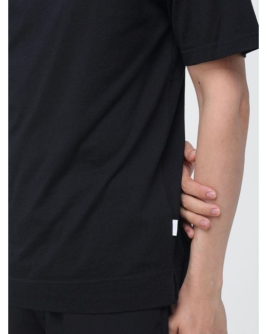 Lardini Black Cotton Polo Shirt for men
