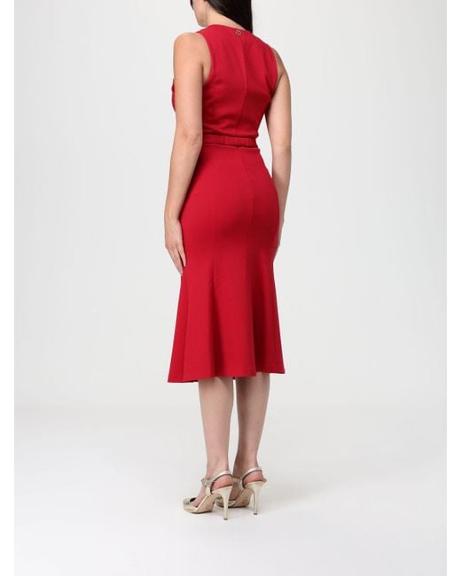 Robes Femme Twinset en coloris Red