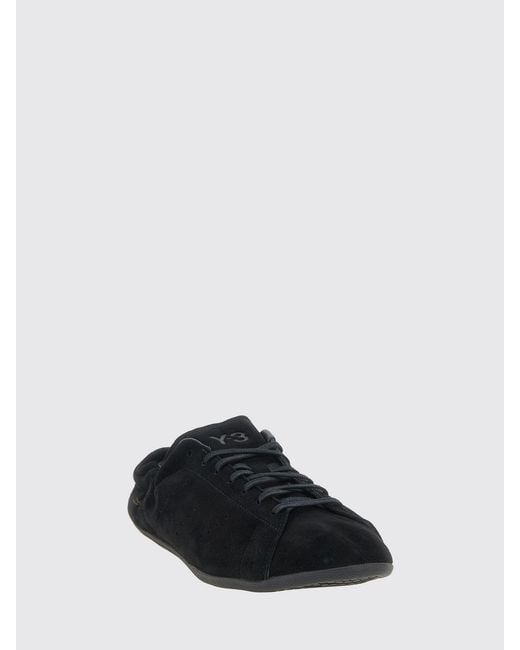 Y-3 Black Stan Smith Lo Pro Suede Sneakers for men