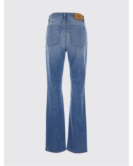 PT Torino Blue Mid-Rise Flared 5-Pocket Jeans