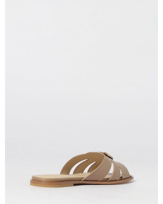 Pinko Natural Milly 04 Leather Mules