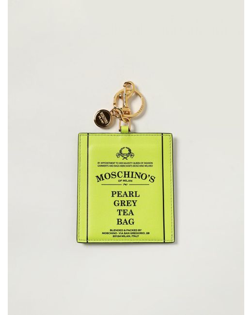 Moschino Couture Yellow Keyring for men
