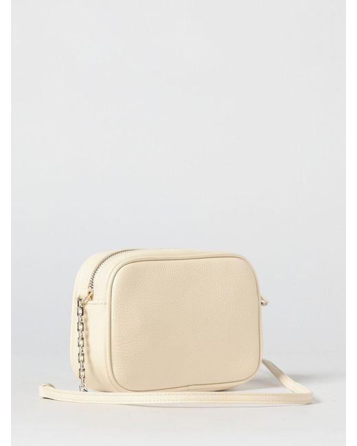 Patrizia Pepe Natural Grained Leather Bag