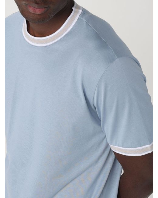 Camiseta Eleventy de hombre de color Blue
