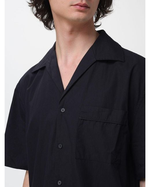 Entire studios Black Cotton Shirt for men