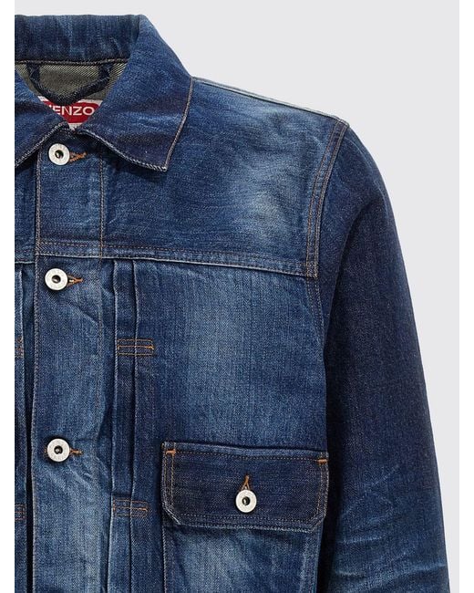 KENZO Blue Jacket for men