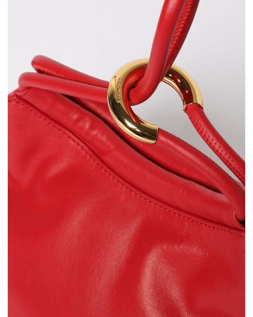 Coccinelle Red Finn Small Leather Pouch