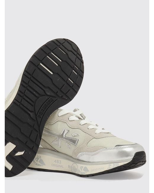 Premiata White Lauryn Sneakers