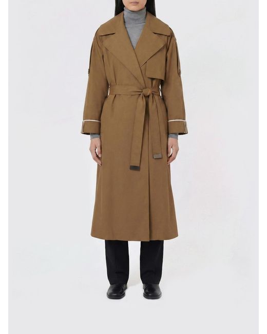 Max Mara Natural Cotton Trench Coat