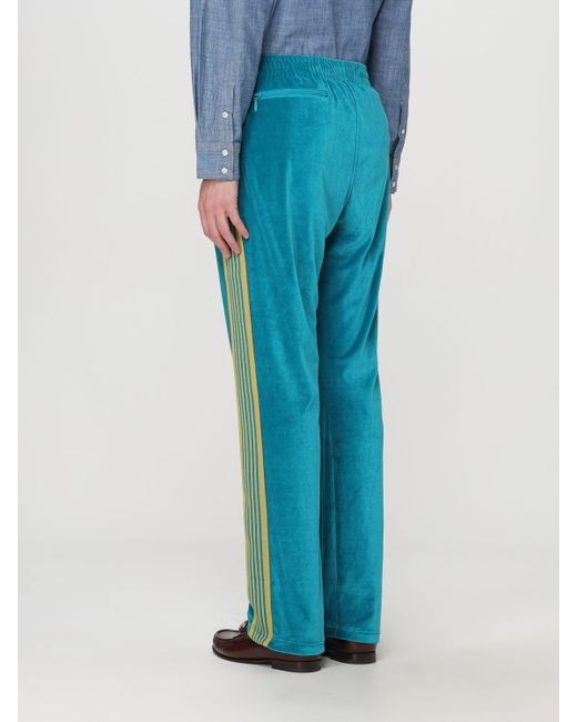 Pantalón Needles de hombre de color Blue