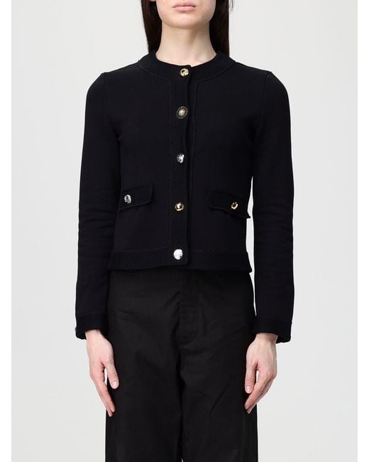 Moschino Couture Black Cotton Cardigan