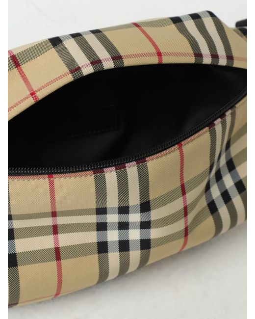 Burberry Metallic Sonny Check Nylon Belt Bag