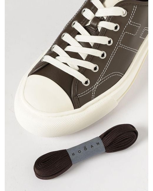 Hogan White Rebel Low-Top Sneakers for men