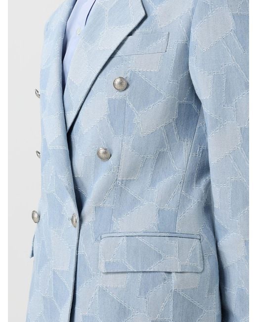 Tagliatore Blue Double-Breasted Blazer