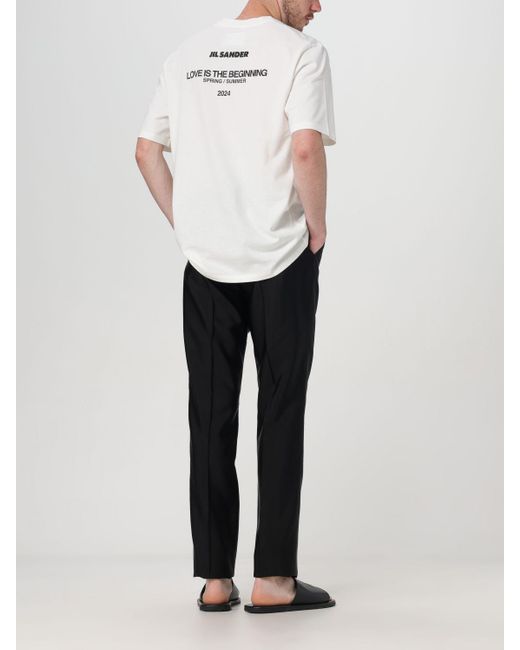 T-shirt Jil Sander pour homme en coloris White