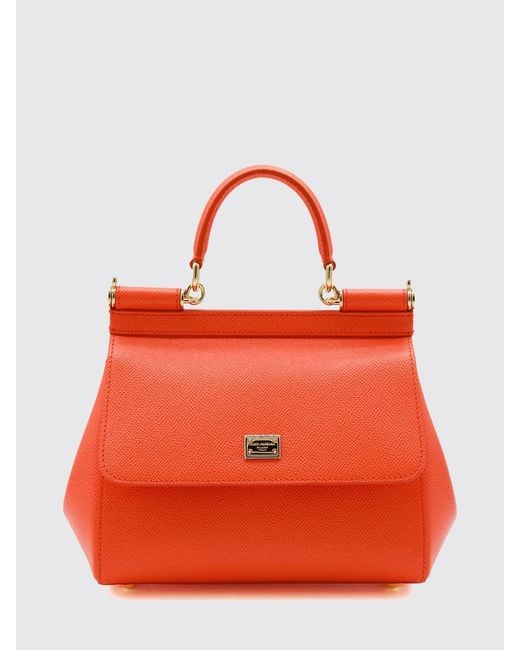 Dolce & Gabbana Red Dolce &Amp Gabbana Sicily Mini Handbag