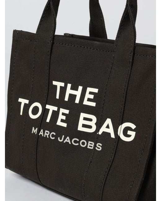 Marc Jacobs Black The Tote Bag Small Canvas Bag