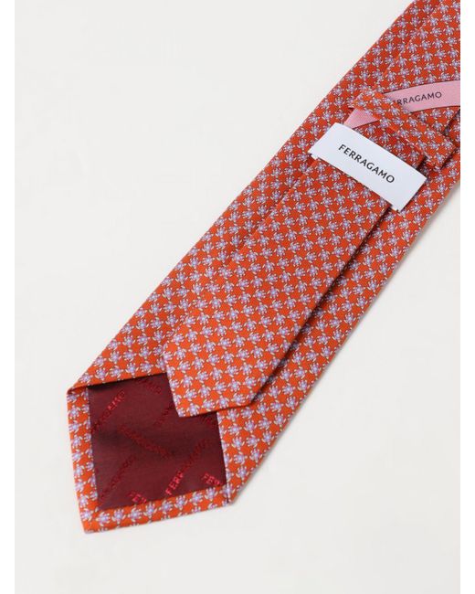 Ferragamo Red Tie for men
