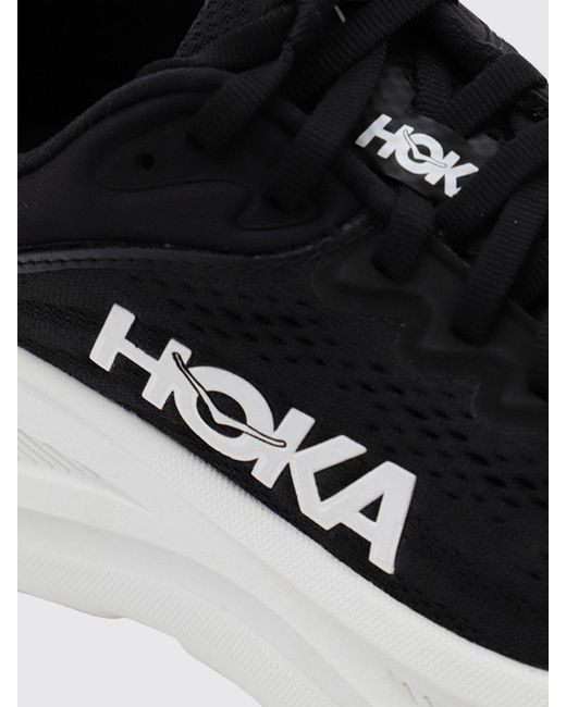Hoka One One White Bondi 9 Sneakers By