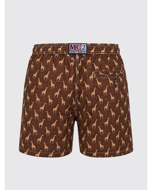 Mc2 Saint Barth Orange Shorts for men