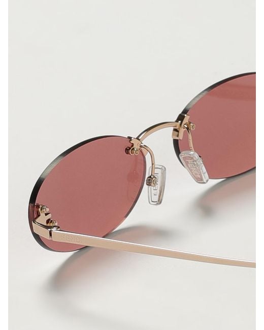 Fendi Natural Oval Sunglasses Ff0370S Metal Frame