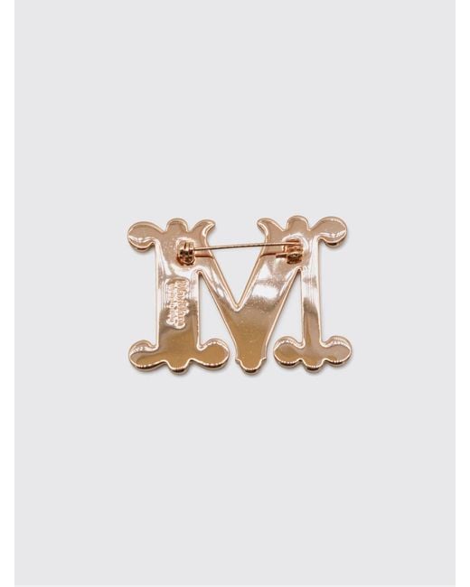 Spilla Monogram di Max Mara in White