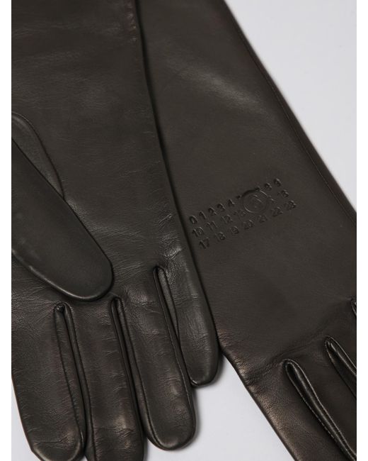 MM6 by Maison Margiela Black Gloves