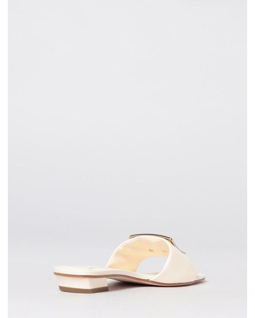 Roger Vivier White Leather Mules