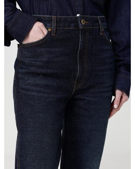 Khaite Blue Straight Jeans