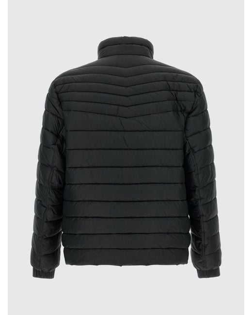 Boss Black Quilted Recycled Technical Fabric Short Puffer Jacket With High Neck for men