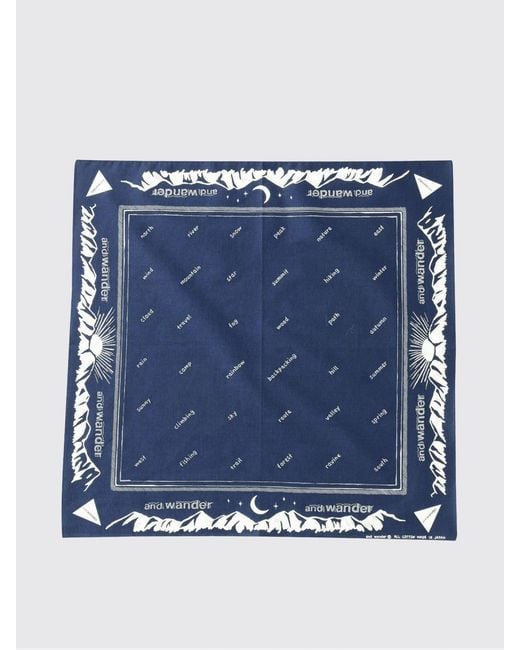 Bandana di And Wander in Blue da Uomo