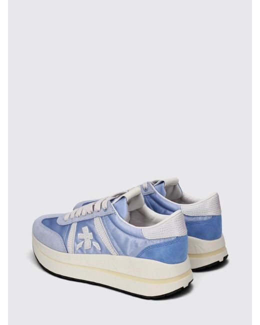 Premiata White Leather Bethcoin Sneakers