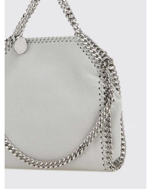Stella McCartney Gray Falabella Faux Suede Bag